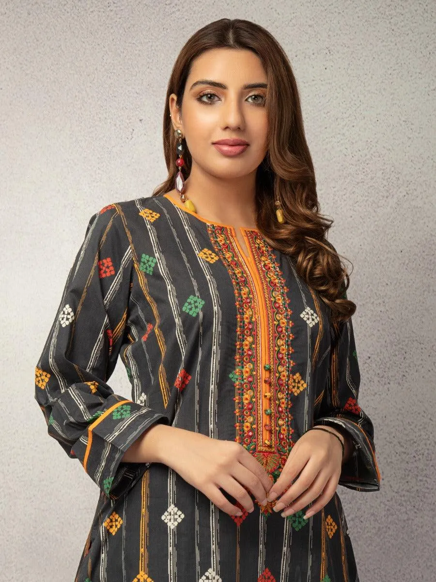 ACE Galleria Digital Embroidered Unstitched 1pc Khaddar Shirt ACE 12185