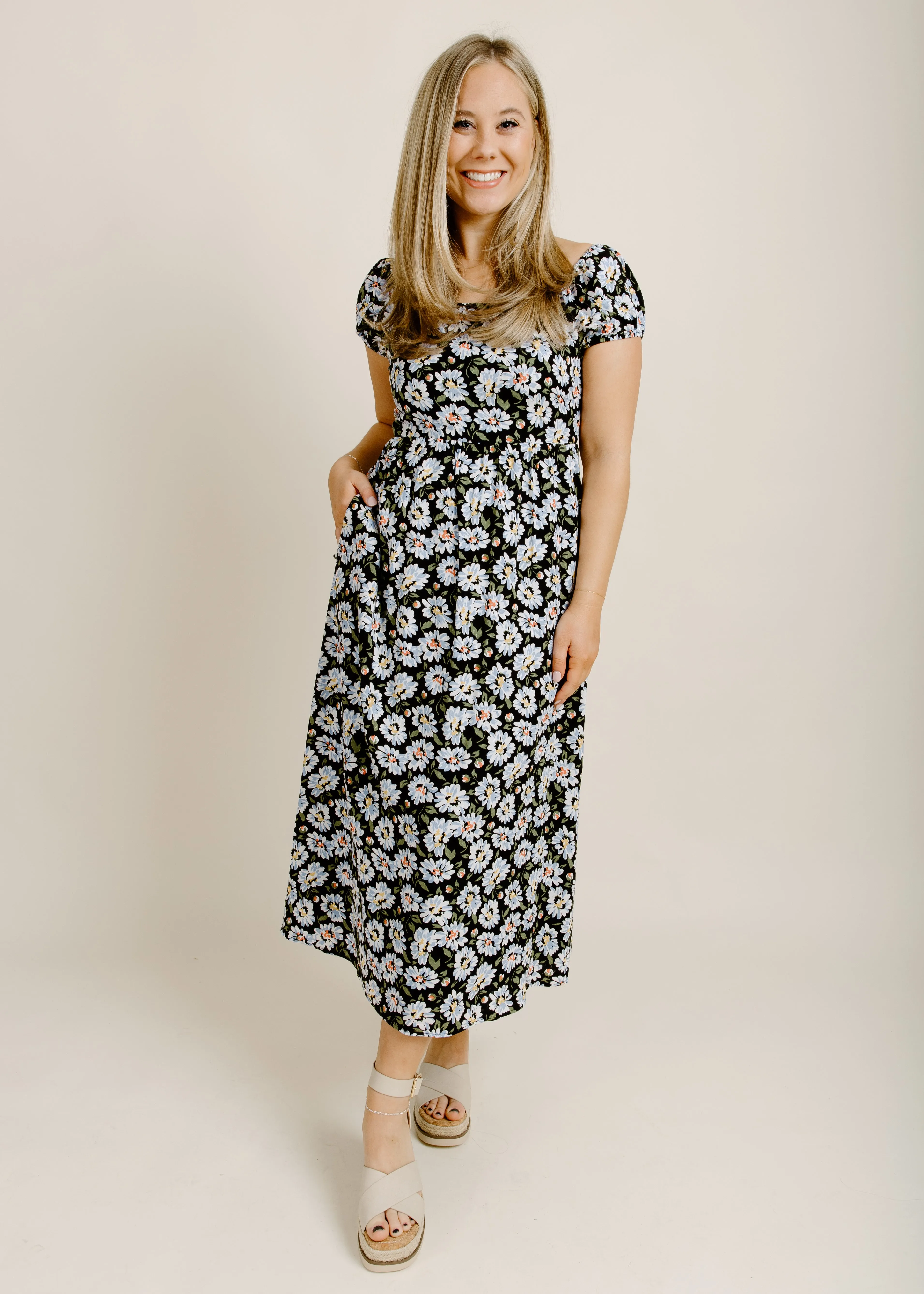 Across The Pond Midi Dress