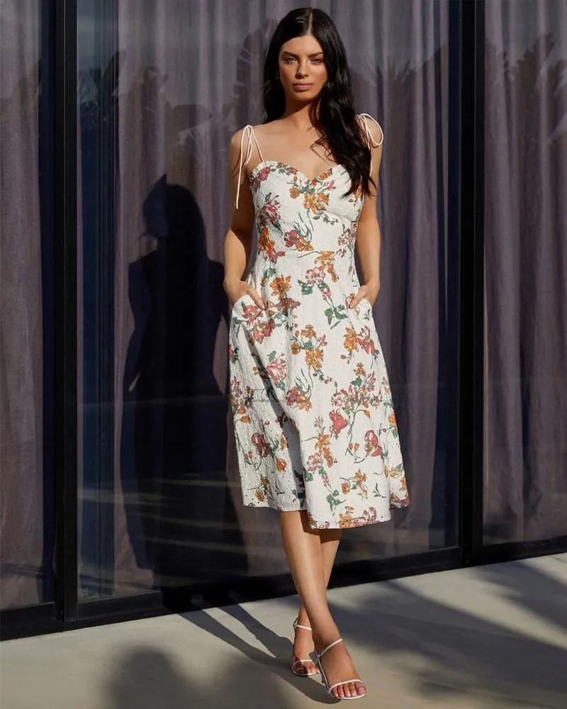 Anthea Dress - Spring Print