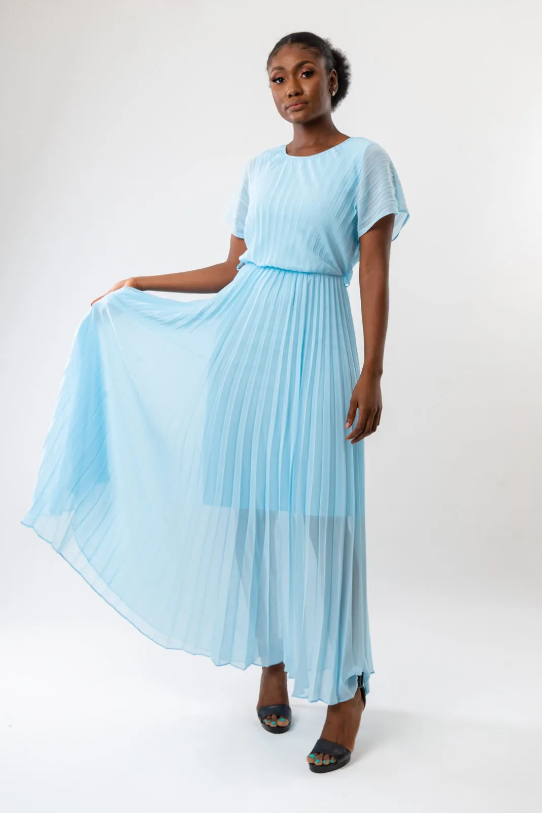 AUDREY DRESS - BLUE