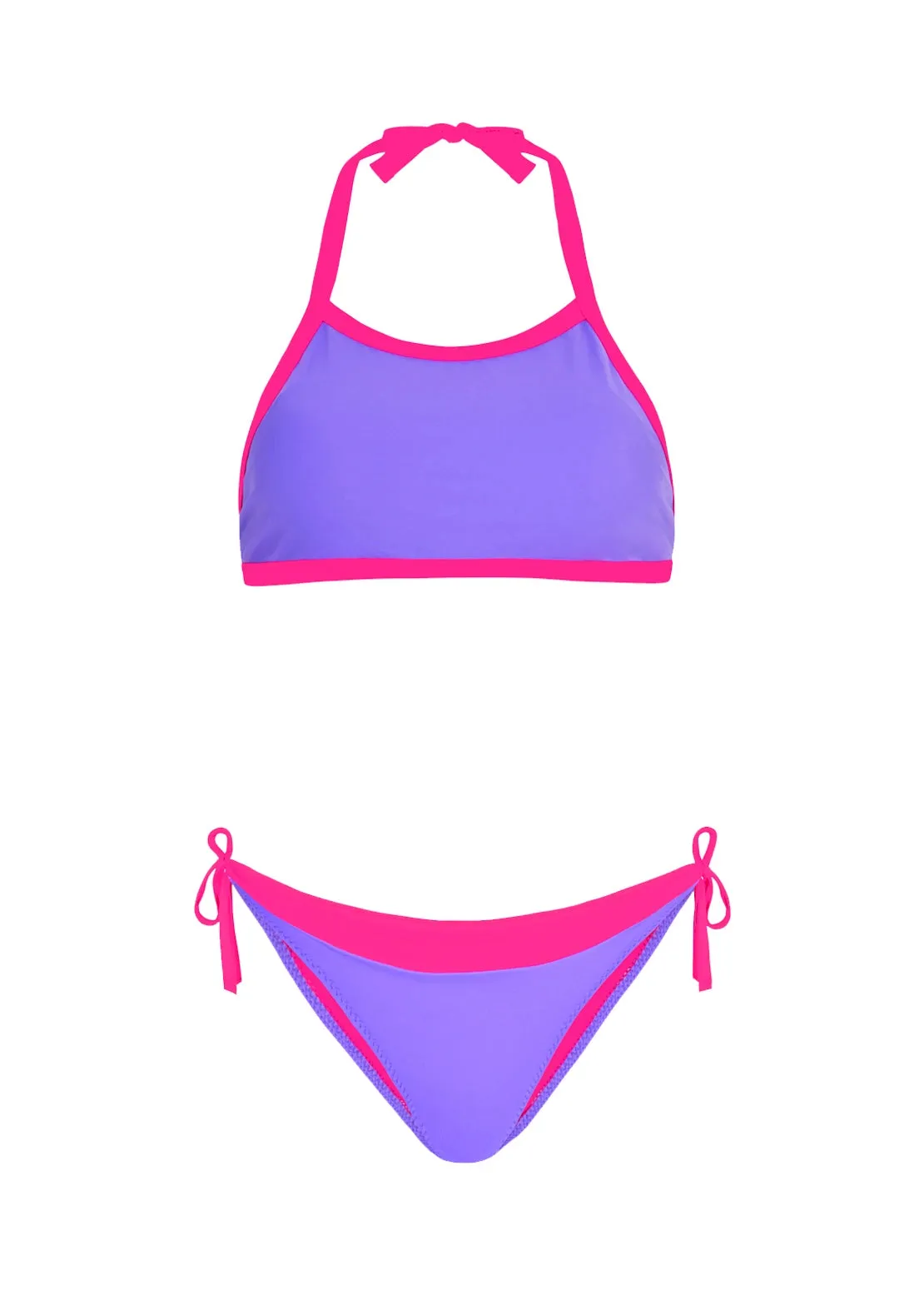 BIKINI HALTER LILA