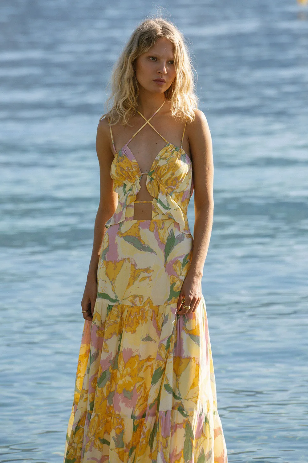 Calabria Halter Dress - Scout Floral