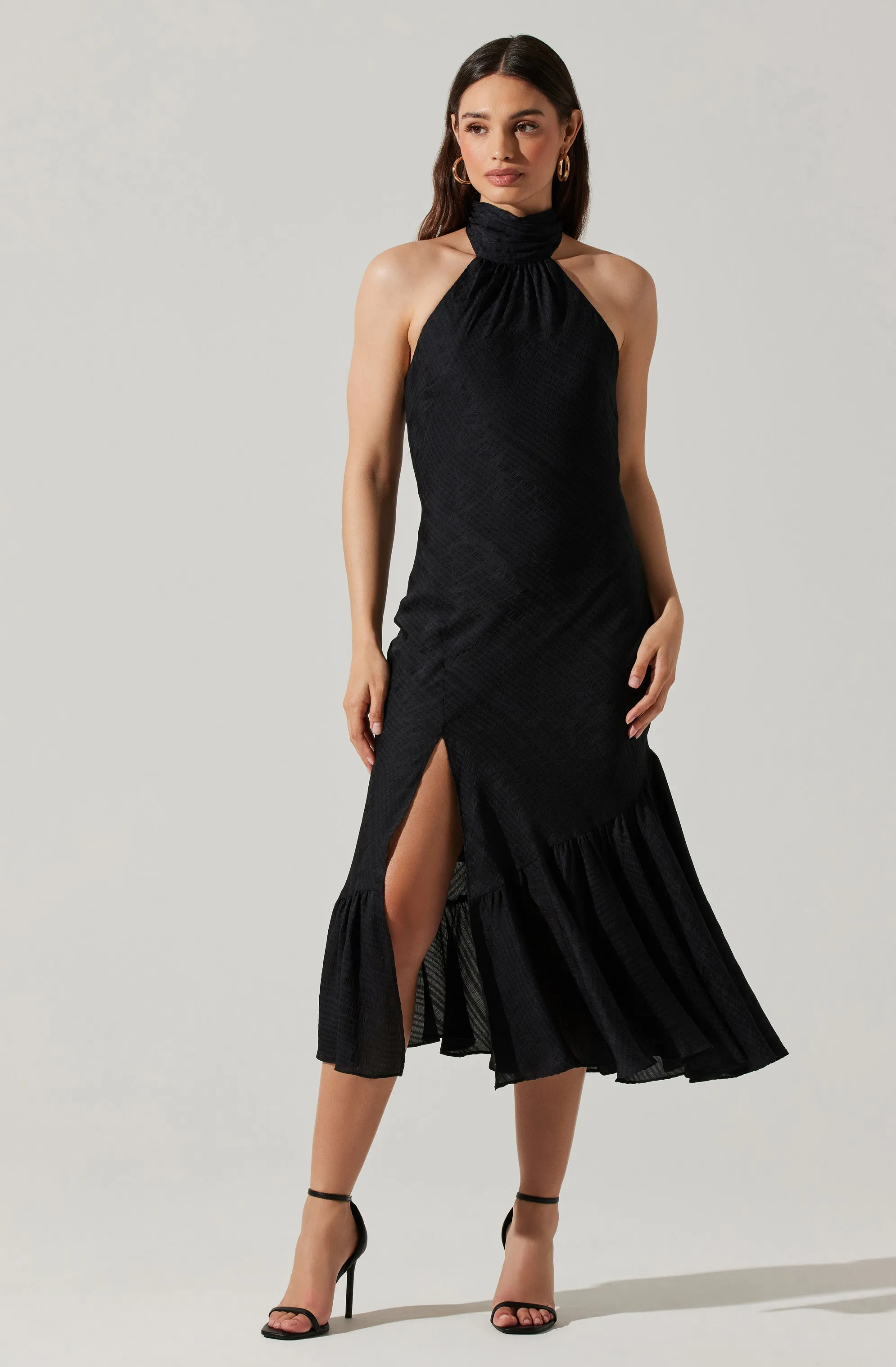 Caspia Halter Midi Dress