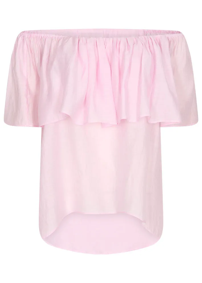 Copenhagen Muse Molly One Shoulder Bluse - Ballerina