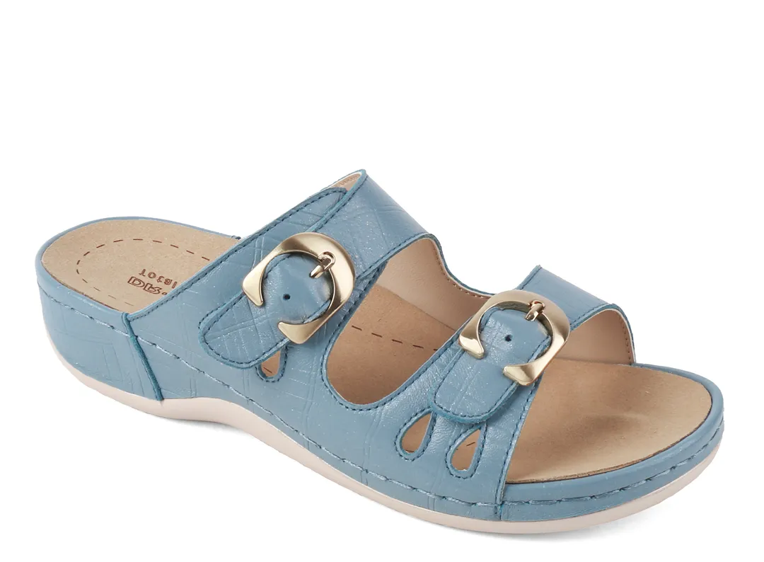 DR.KONG WOMEN REMOVABLE INSOLE SANDALS DK-S8000407-BLU(RP : $179)