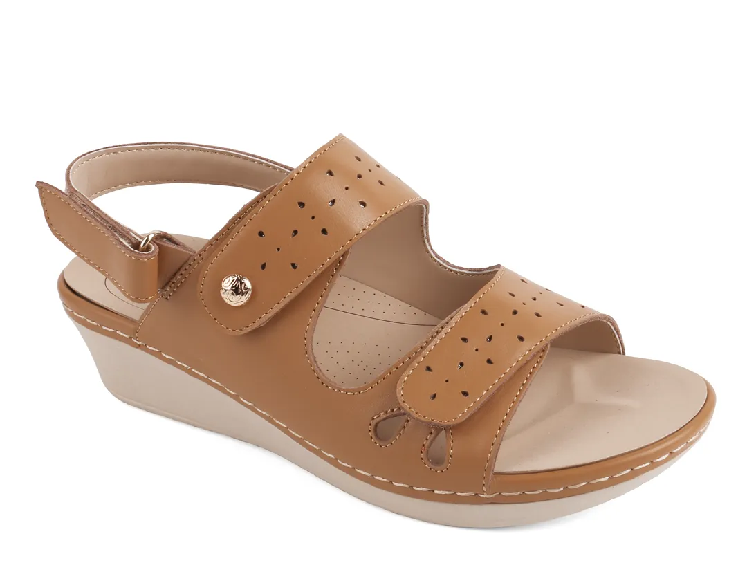 DR.KONG WOMEN REMOVABLE INSOLE SANDALS DK-S8000424E3-BRN(RP : $189)