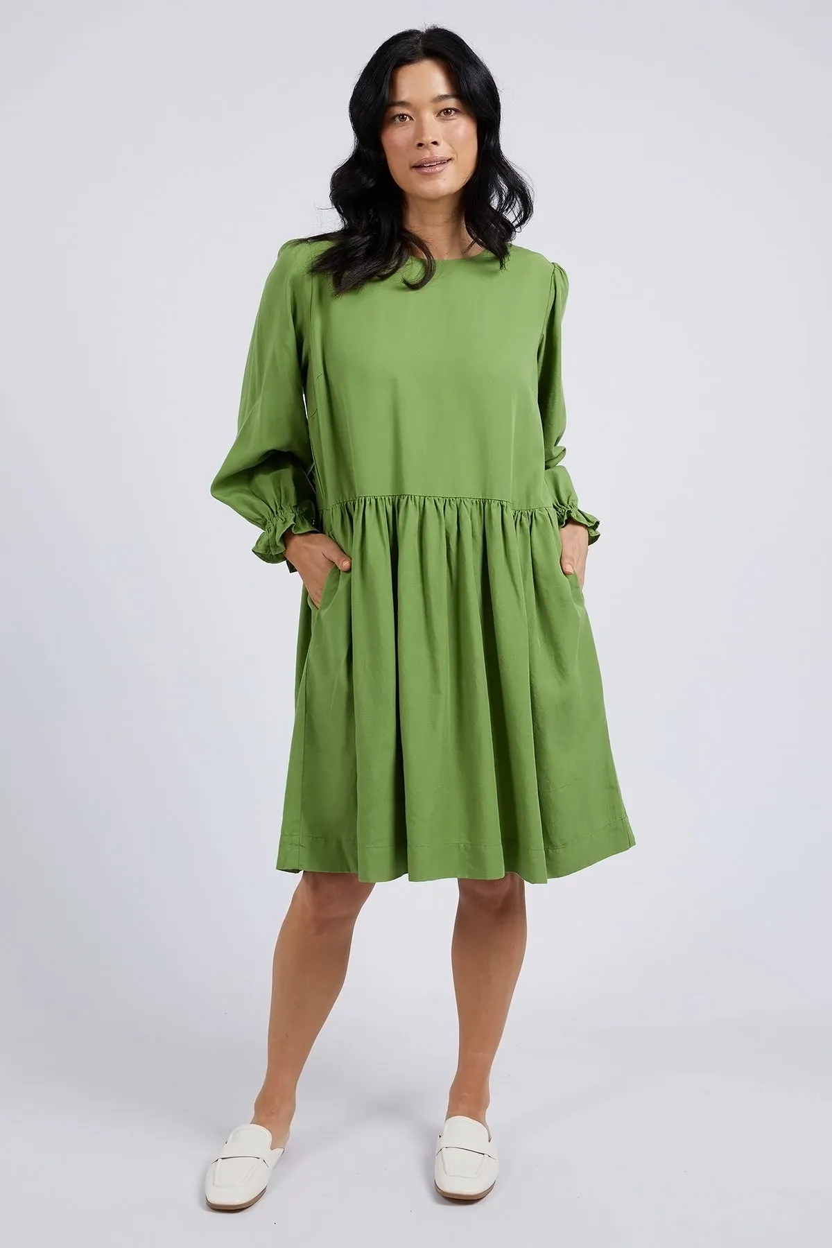 Elm River Dress - Jungle Green