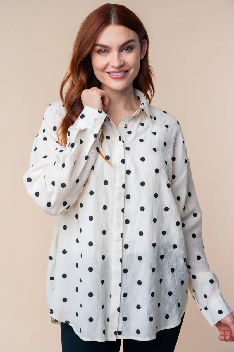 Enjoy - Polka Dot Shirt