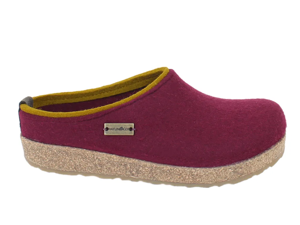 Haflinger Clogs Grizzly Kris Bordeaux