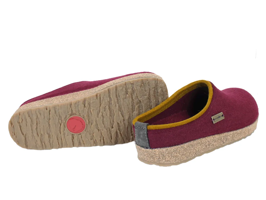 Haflinger Clogs Grizzly Kris Bordeaux