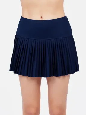 Harper Pleated 13 1/2" Skirt - Ink