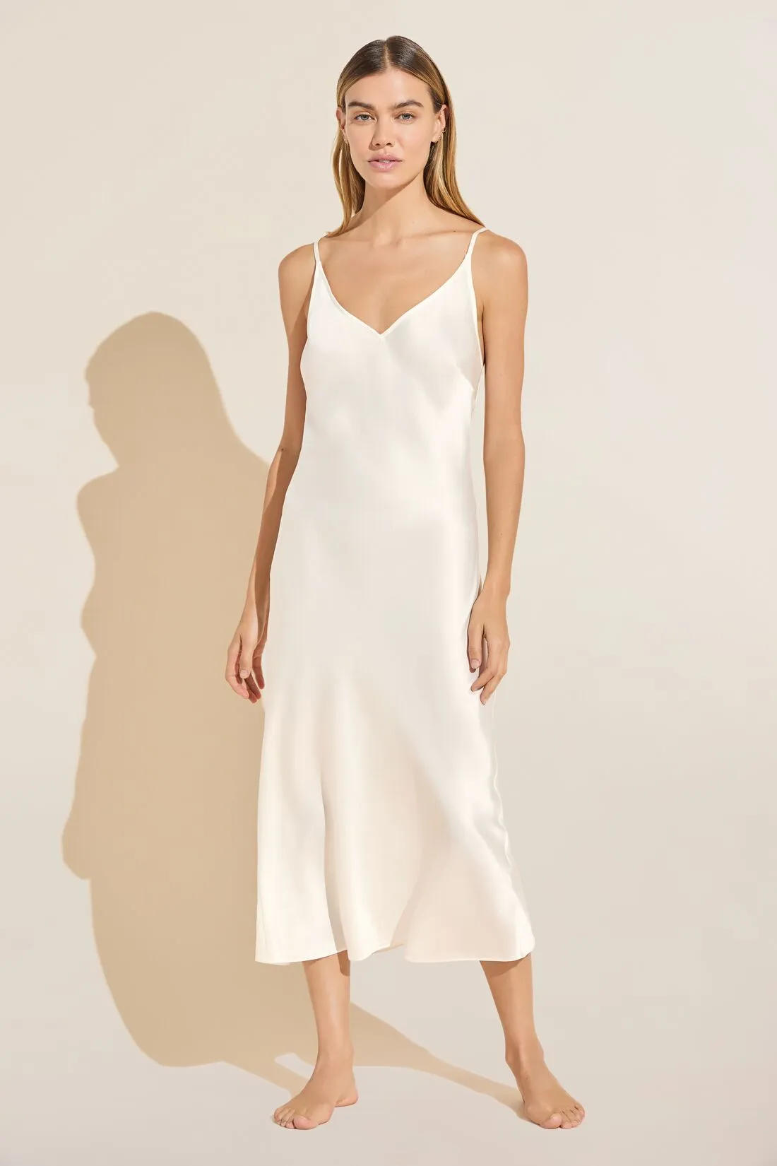 Inez Washable Silk Slip Dress