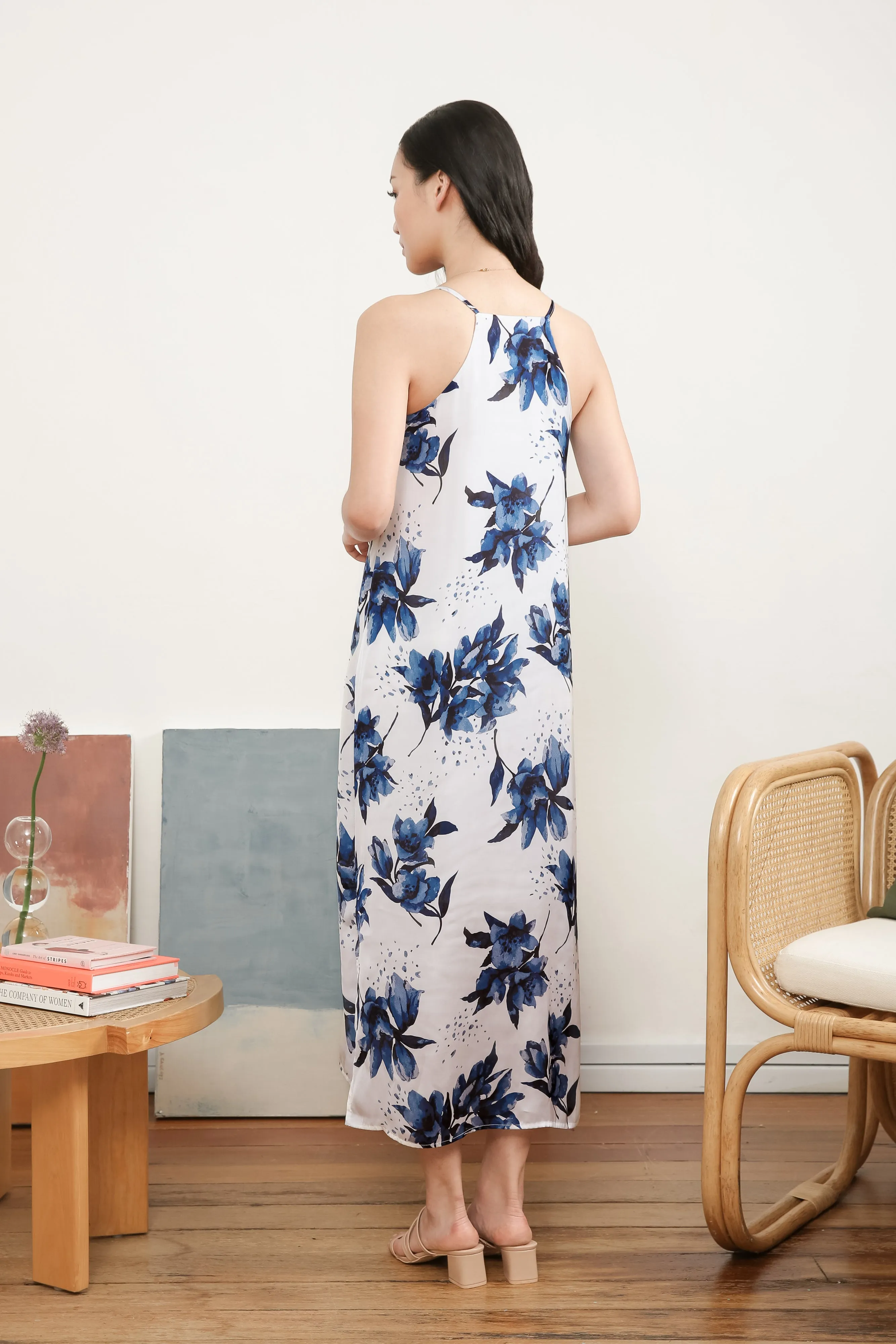 Ivy Printed Maxi Slip Dress