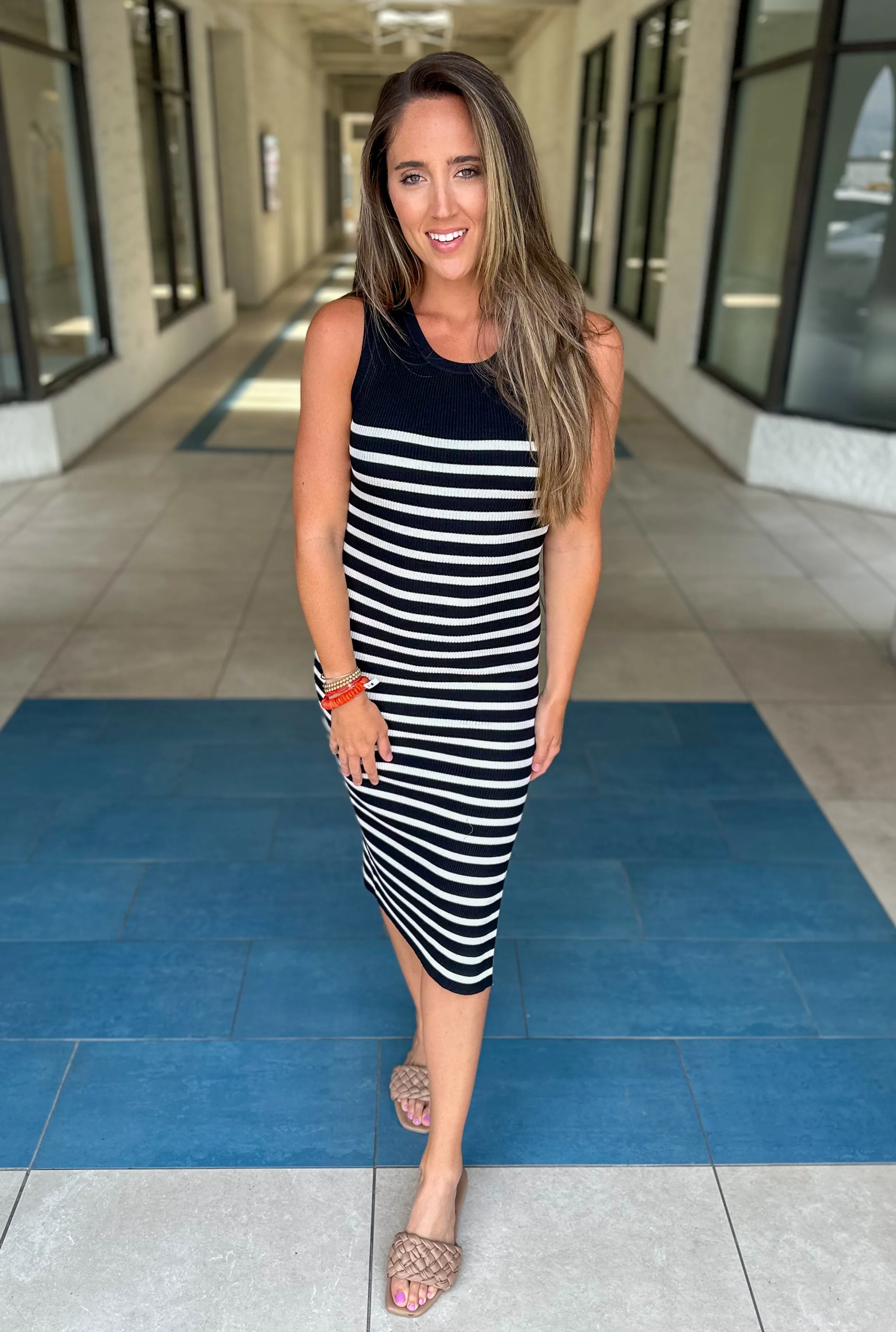 Jaxine Striped Dress