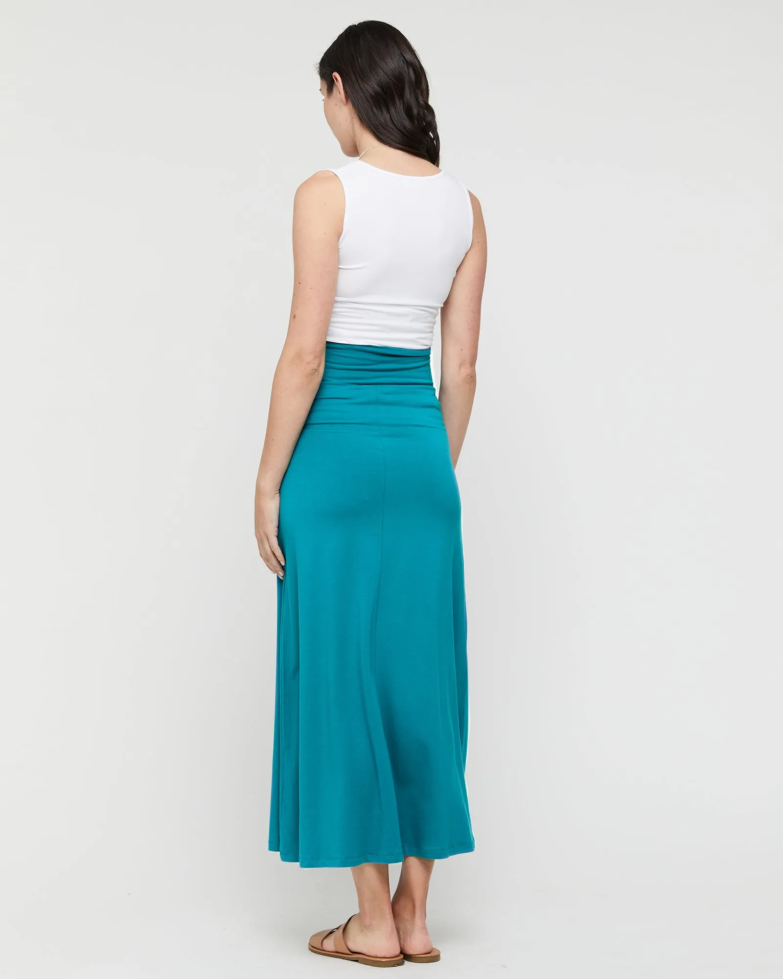 Lana Long Skirt - Teal