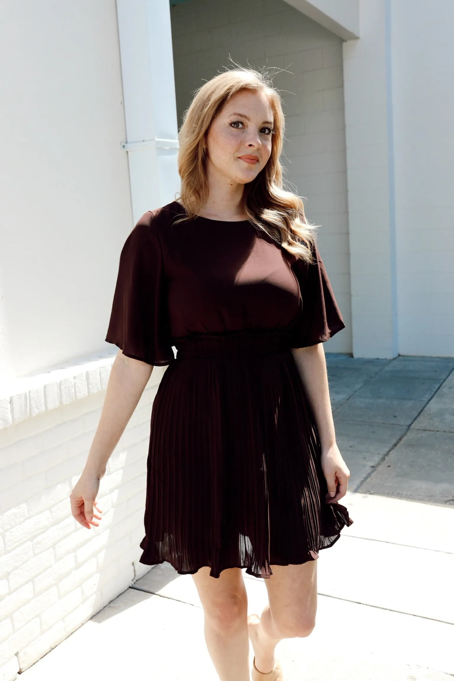 Love Collides Pleated Dress