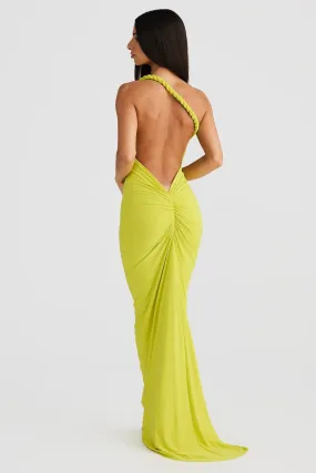 Maia Multi-Way Gown - Chartreuse