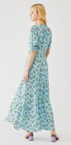 Marley Floral Blue Dress