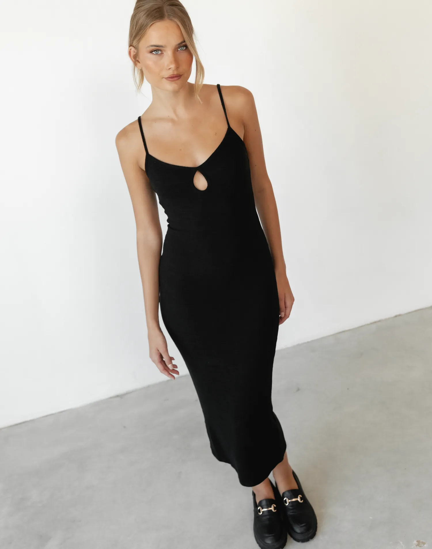 Mccarthy Midi Dress (Black)