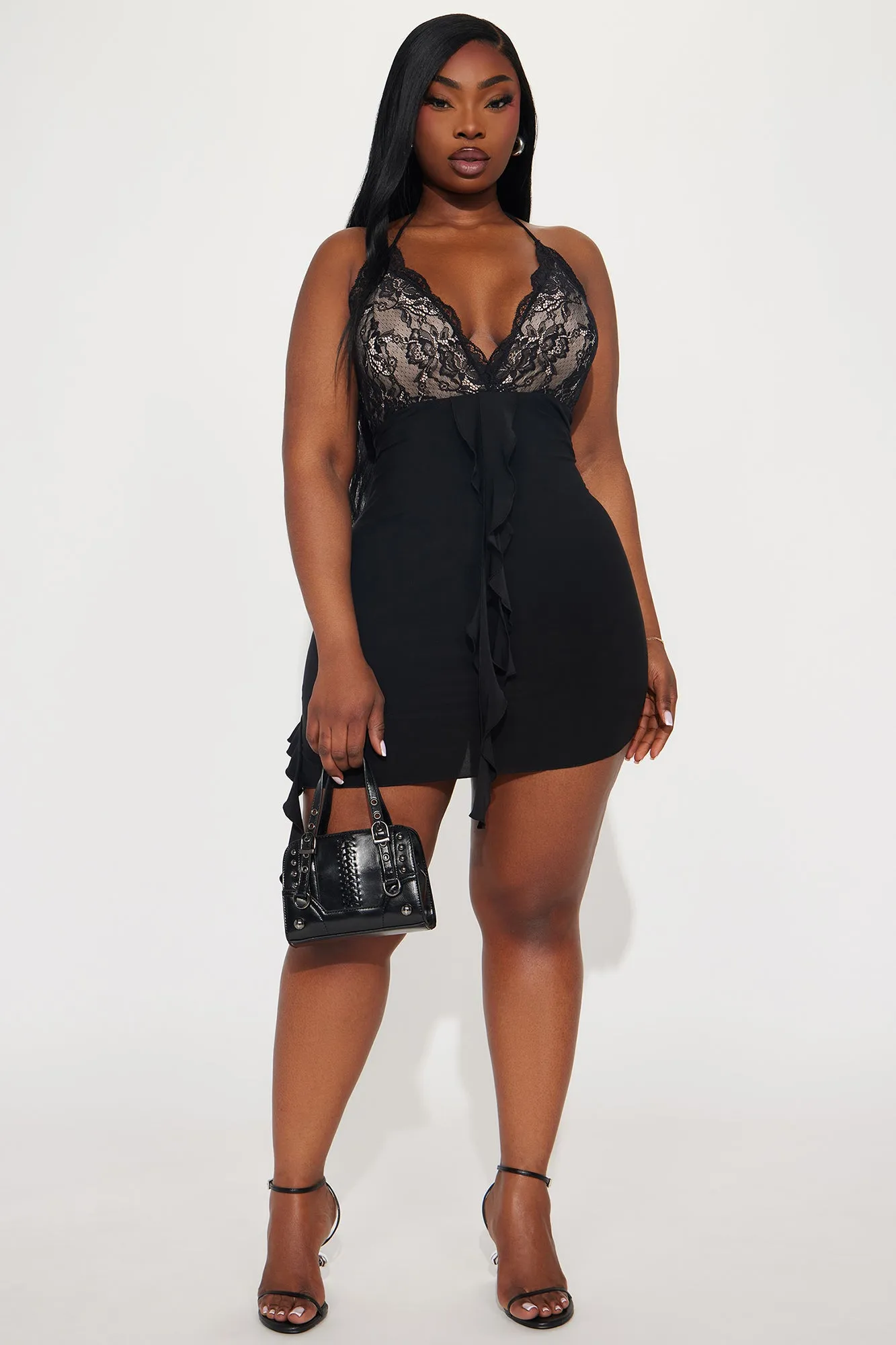 Ms. Heartbreaker Micro Mini Dress - Black