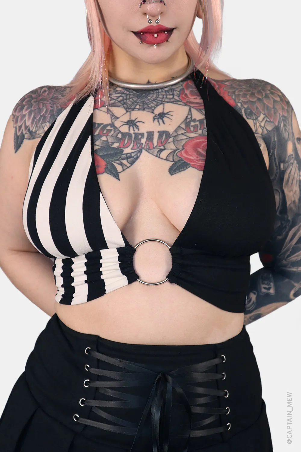 Nightmare O-Ring Halter Top