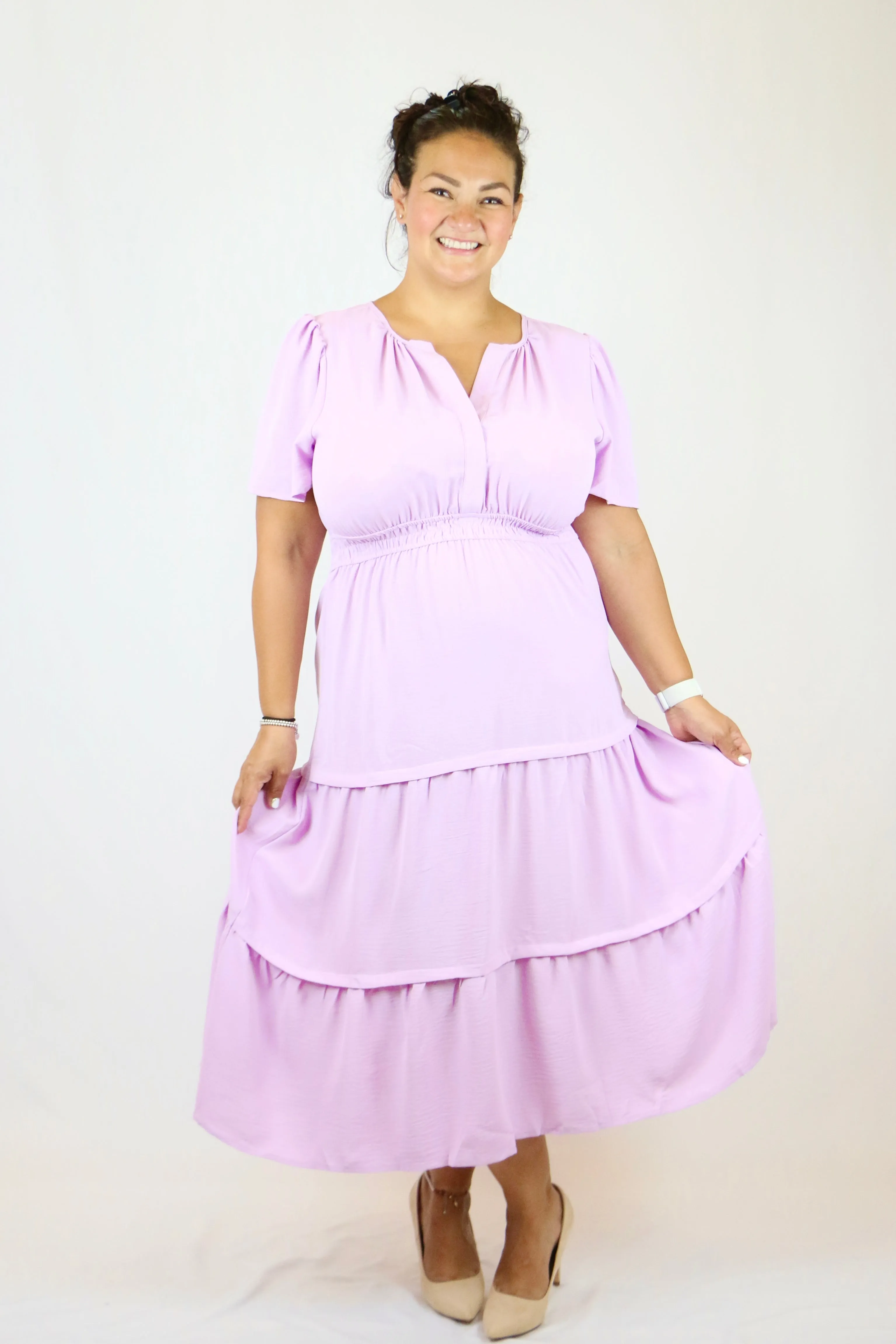 Odette Dress - Lilac