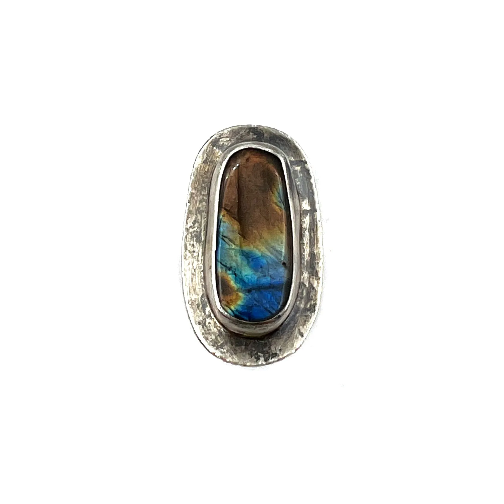 Oval Labradorite Ring