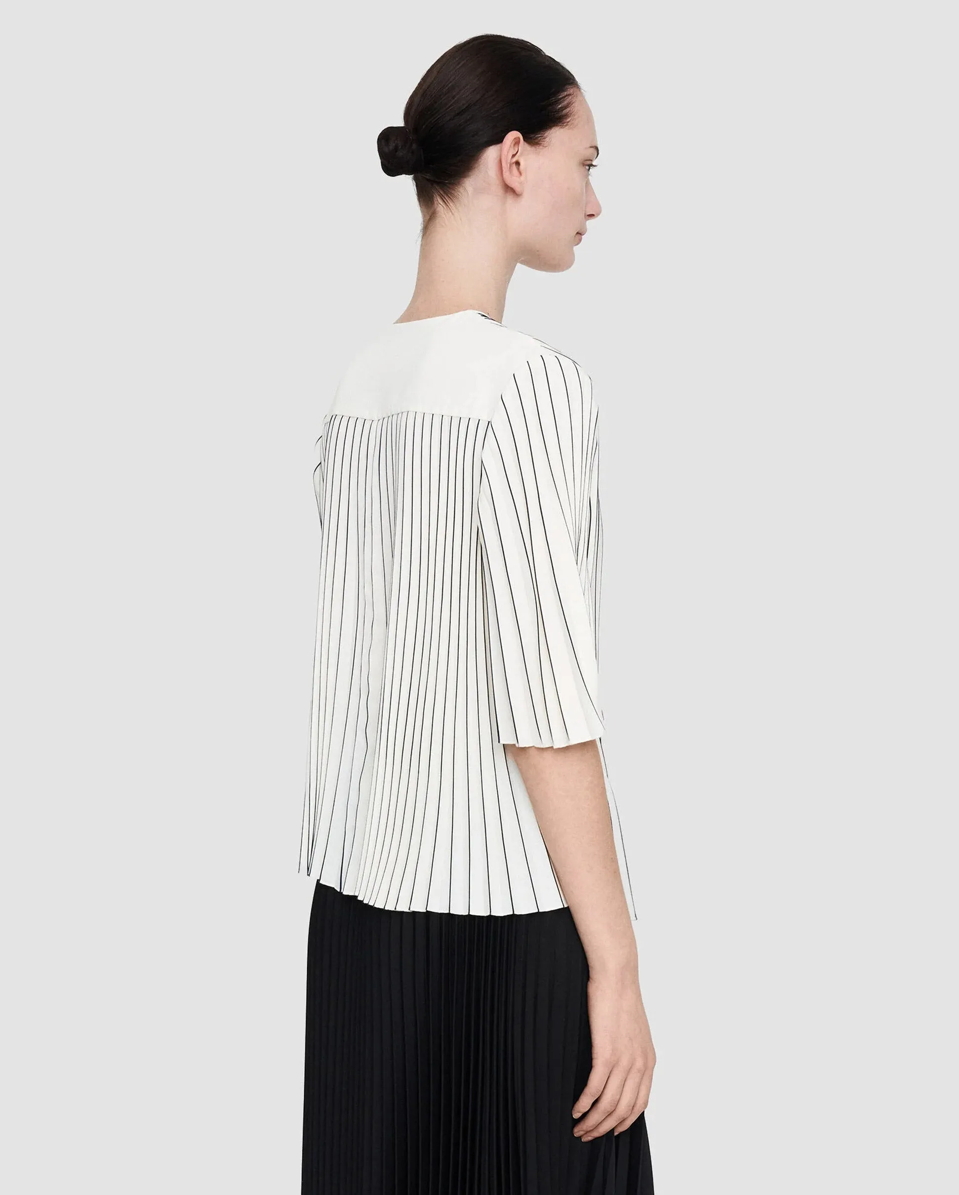 PELLIPAR BLOUSE / IVORY BLACK