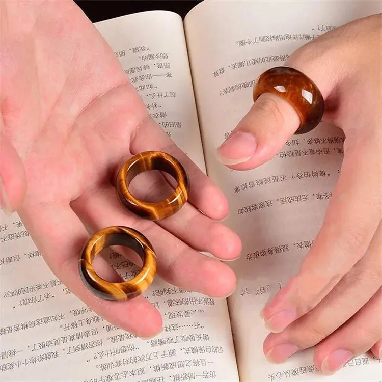 Real Tiger Eye Ring