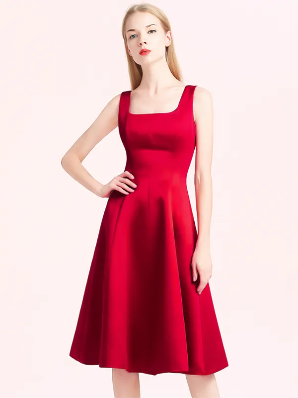 Red Simple Homecoming Dress Cheap Party Homecoming Dress ER083