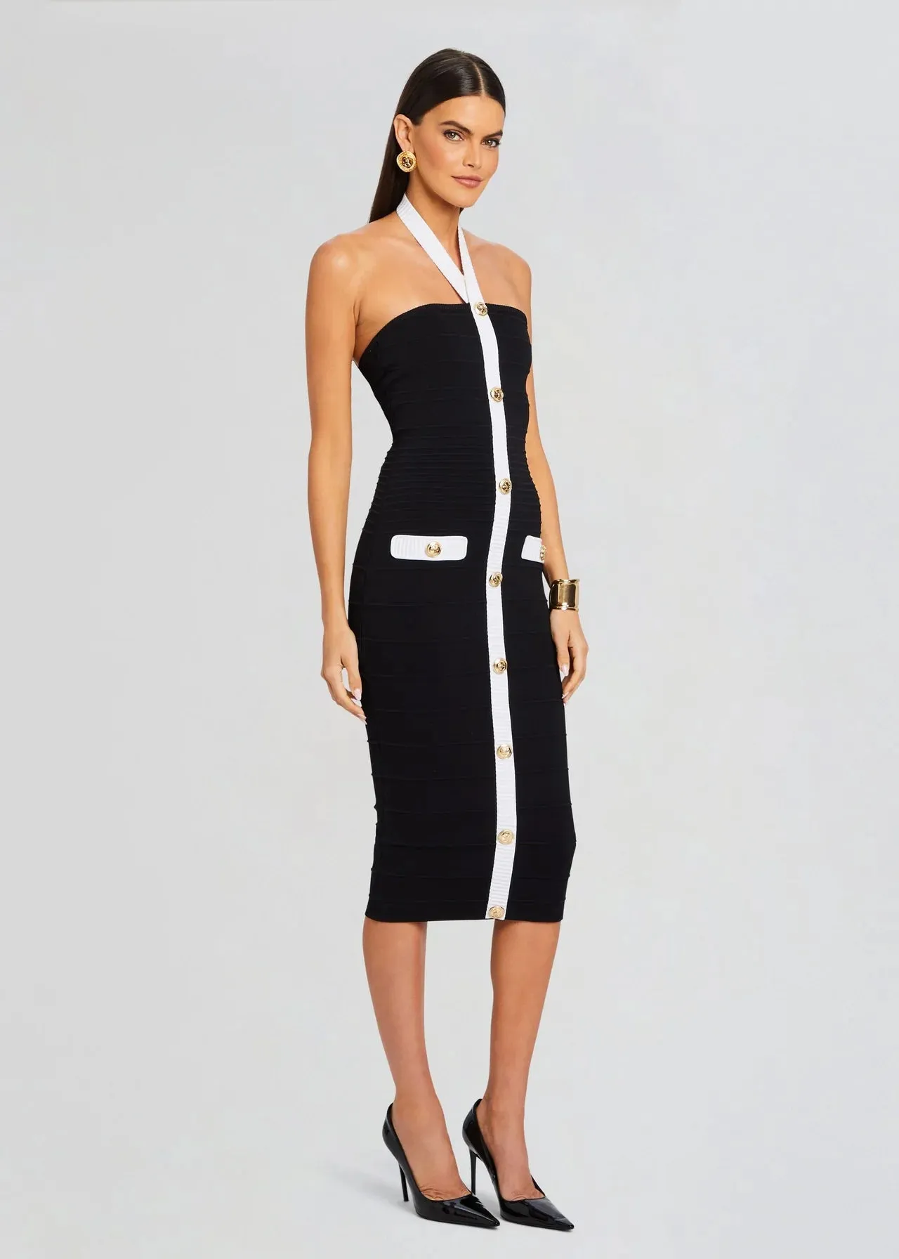 Retrofete - Sloane Dress - Black/white