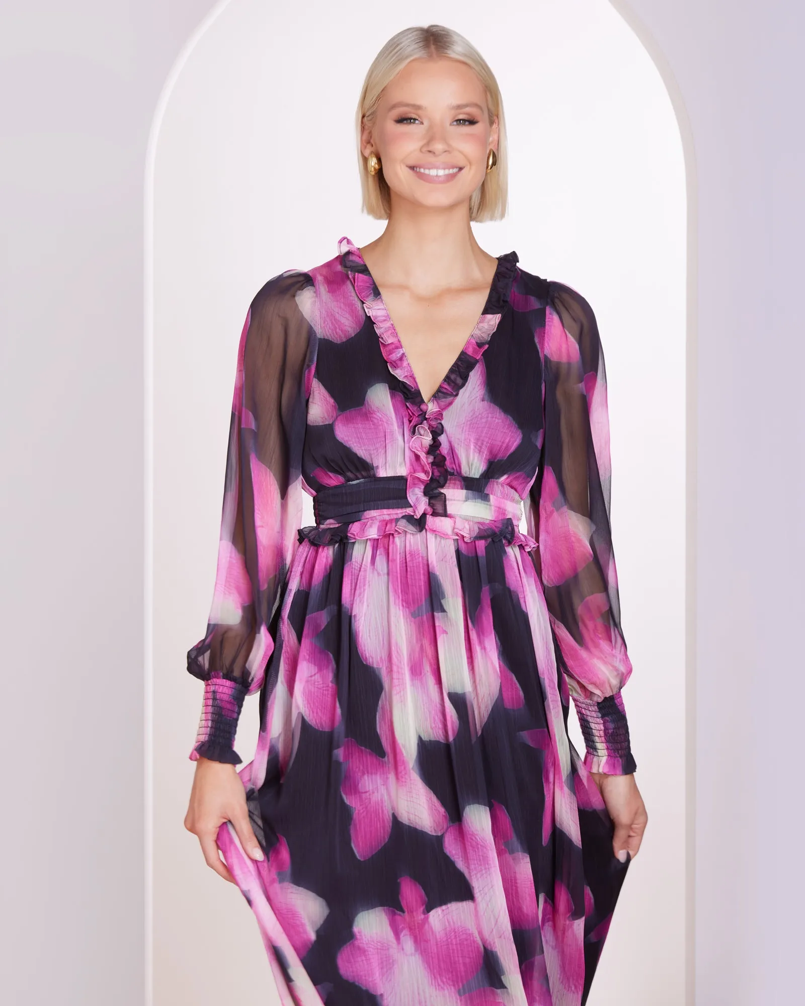 Sonia Print Maxi Dress