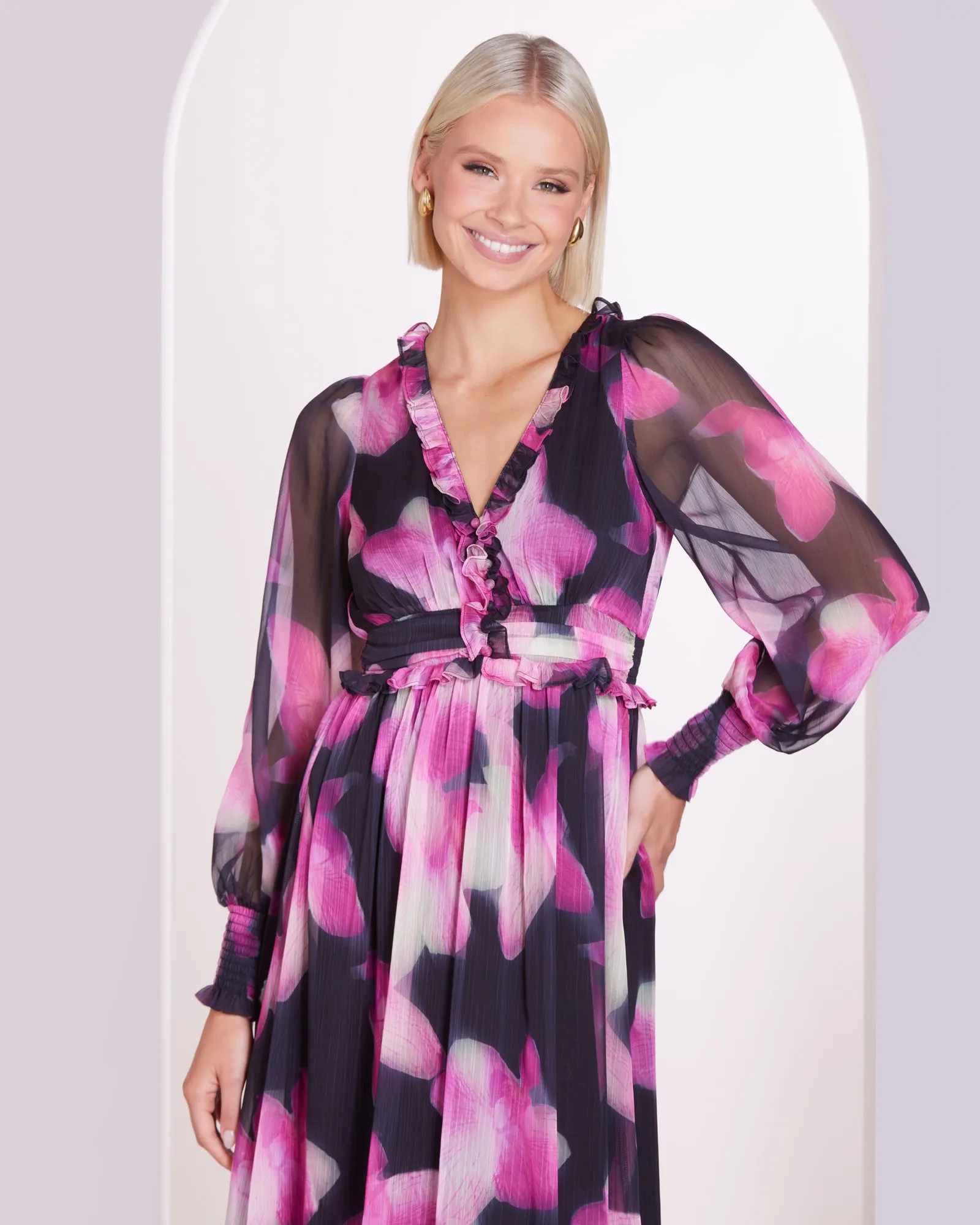 Sonia Print Maxi Dress