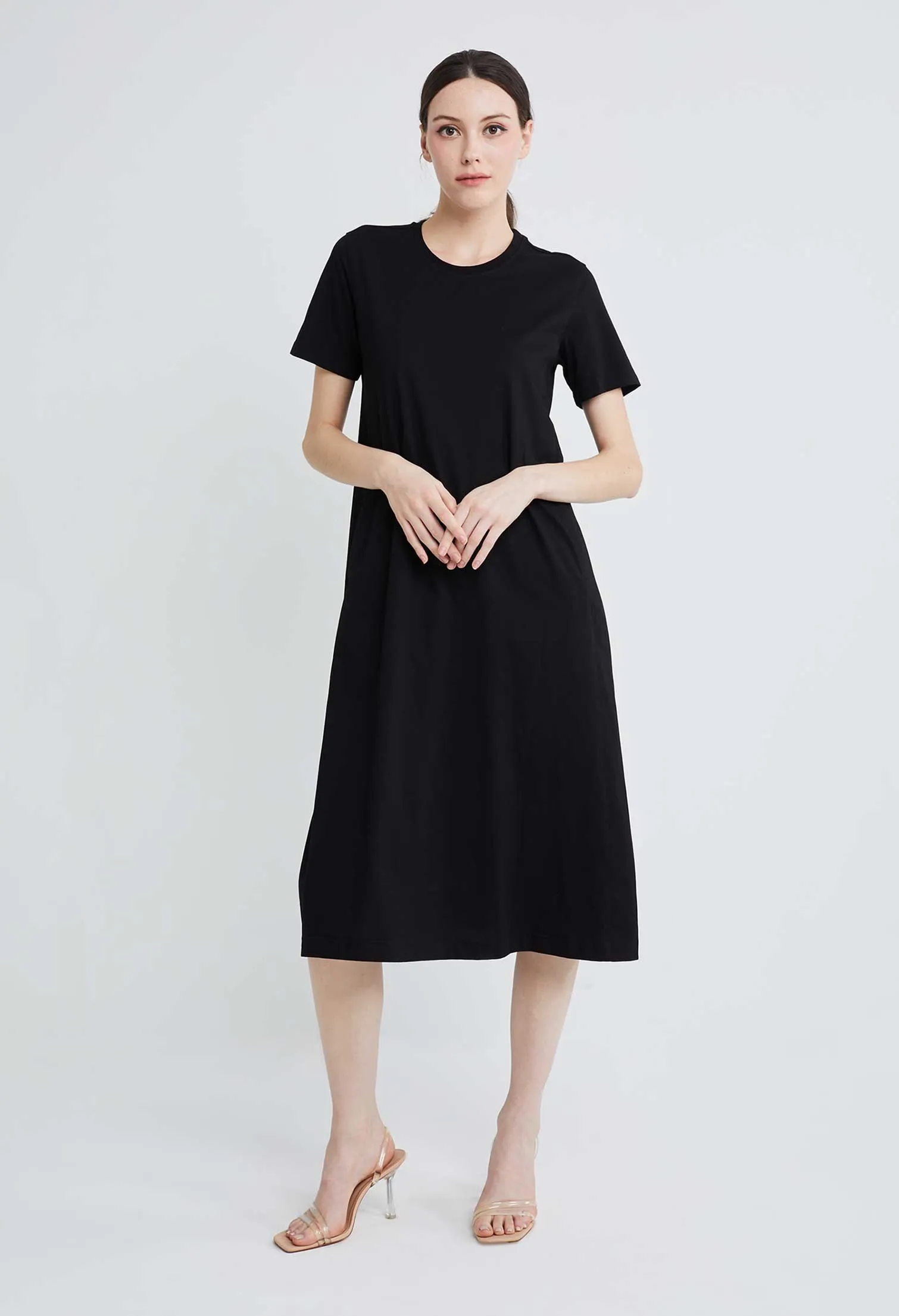 T-Shirt Shortsleeve Slip Dress