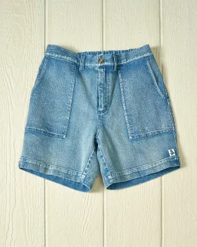 Ventura Short in Mid Wash Denim